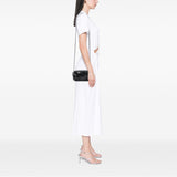 Chanel CC Calfskin and Sequin Double Zip Wallet on Chain