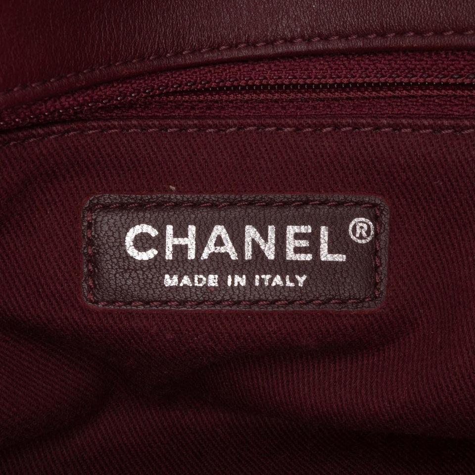 Chanel CC Canvas Stripe Flap