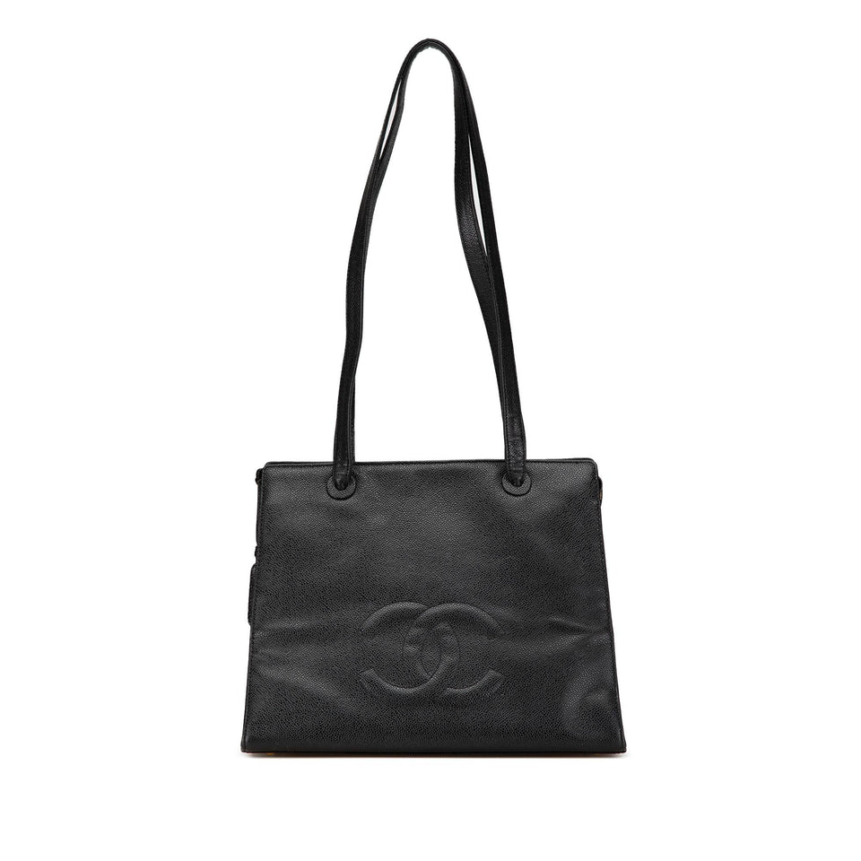 Chanel CC Caviar Leather Tote