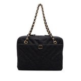 Chanel CC Chevron Jersey Camera Bag