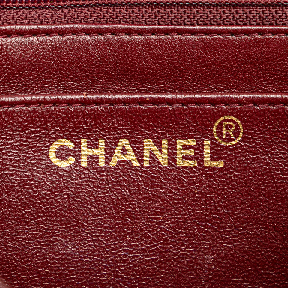 Chanel CC Chevron Lambskin Flap