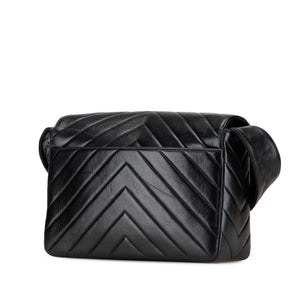 Chanel CC Chevron Lambskin Flap