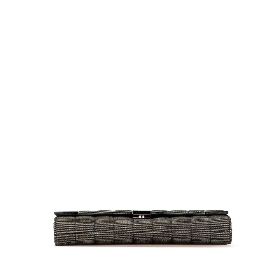 Chanel CC Choco Bar Denim Chain Flap
