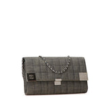 Chanel CC Choco Bar Denim Chain Flap