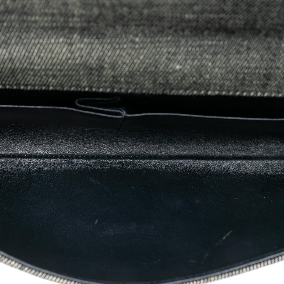 Chanel CC Choco Bar Denim Chain Flap