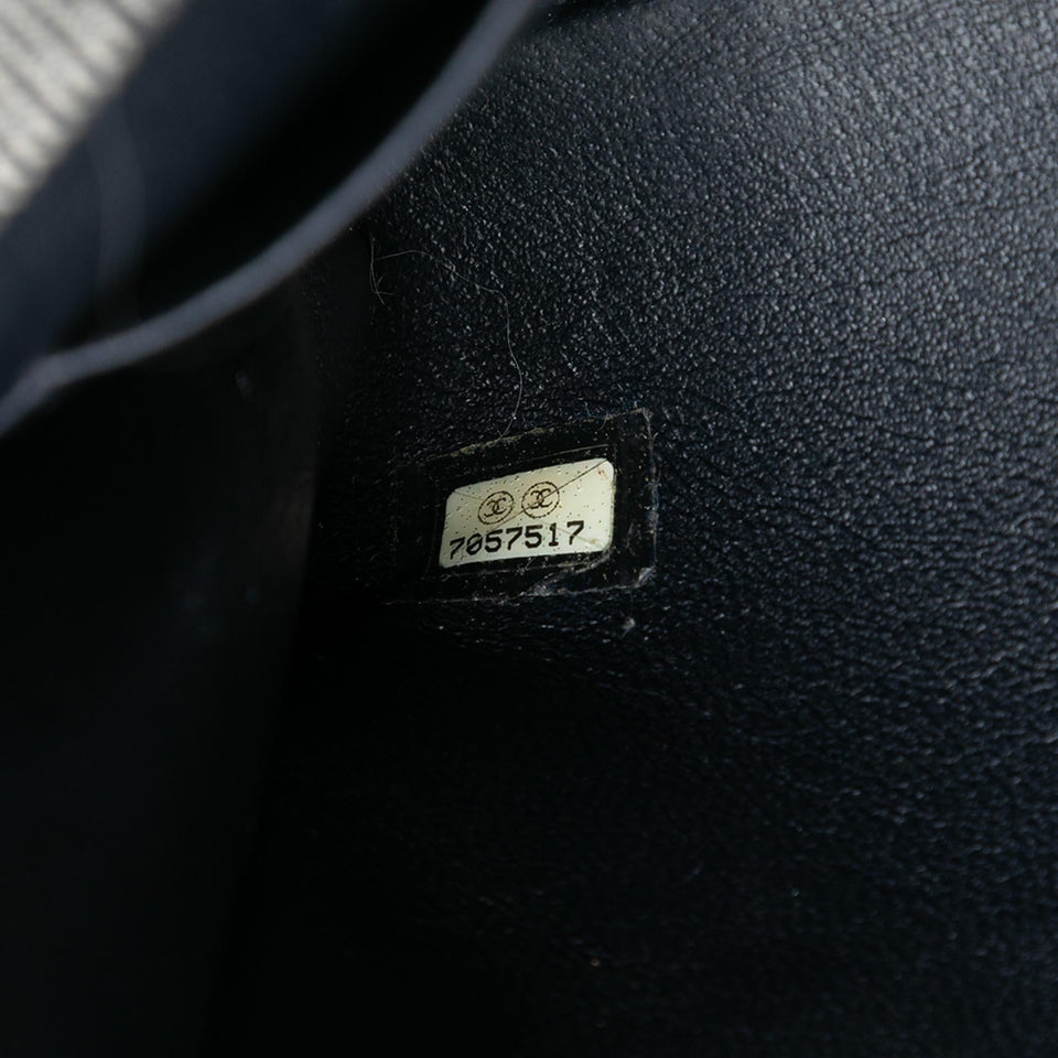 Chanel CC Choco Bar Denim Chain Flap