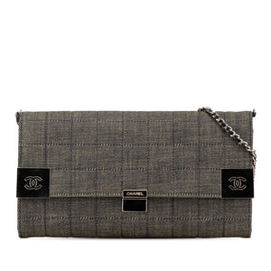 Chanel CC Choco Bar Denim Chain Flap