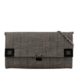 Chanel CC Choco Bar Denim Chain Flap
