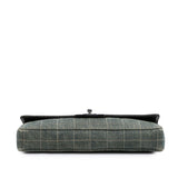 Chanel CC Chocolate Bar Denim East West Flap