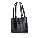 Chanel CC Chocolate Bar Lambskin Tote