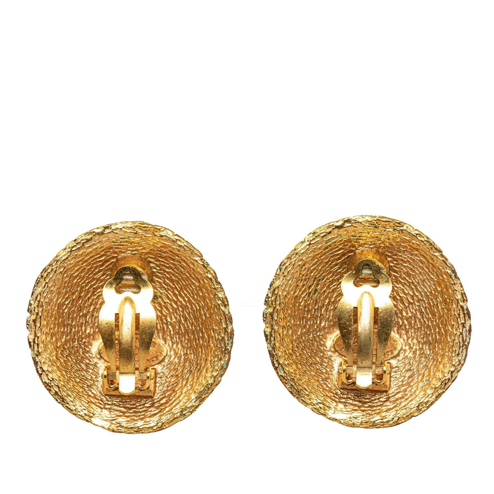 Chanel CC Clip On Earrings (SHG-FseyoQ)