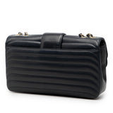 Chanel CC Horizontal Quilted Lambskin Double Flap