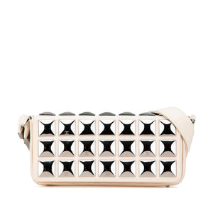 Chanel CC Jersey Pyramid Stud Flap