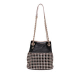 Chanel CC Mesh and Metallic Calfskin Bucket Bag