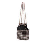 Chanel CC Mesh and Metallic Calfskin Bucket Bag
