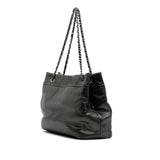 Chanel CC Metallic Caviar Soft Tote