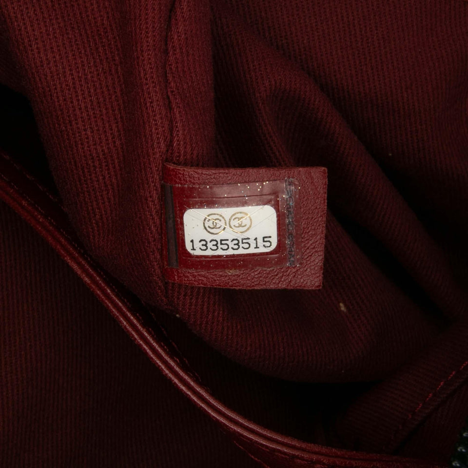 Chanel CC Quilted Aged Calfskin Coco Rider Bowling Bag