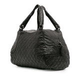 Chanel CC Quilted Aged Calfskin Coco Rider Bowling Bag