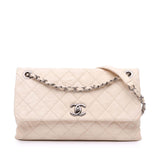 Chanel CC Quilted Aged Calfskin Flap