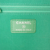 Chanel CC Quilted Boucle Tweed Robot Charm Wallet On Chain
