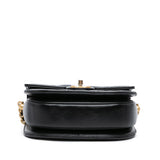 Chanel CC Quilted Calfskin Round Moon Messenger Flap
