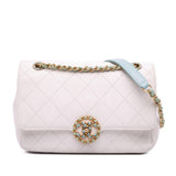 Chanel CC Quilted Calfskin Single Flap