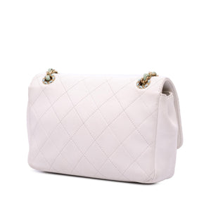 Chanel CC Quilted Calfskin Single Flap