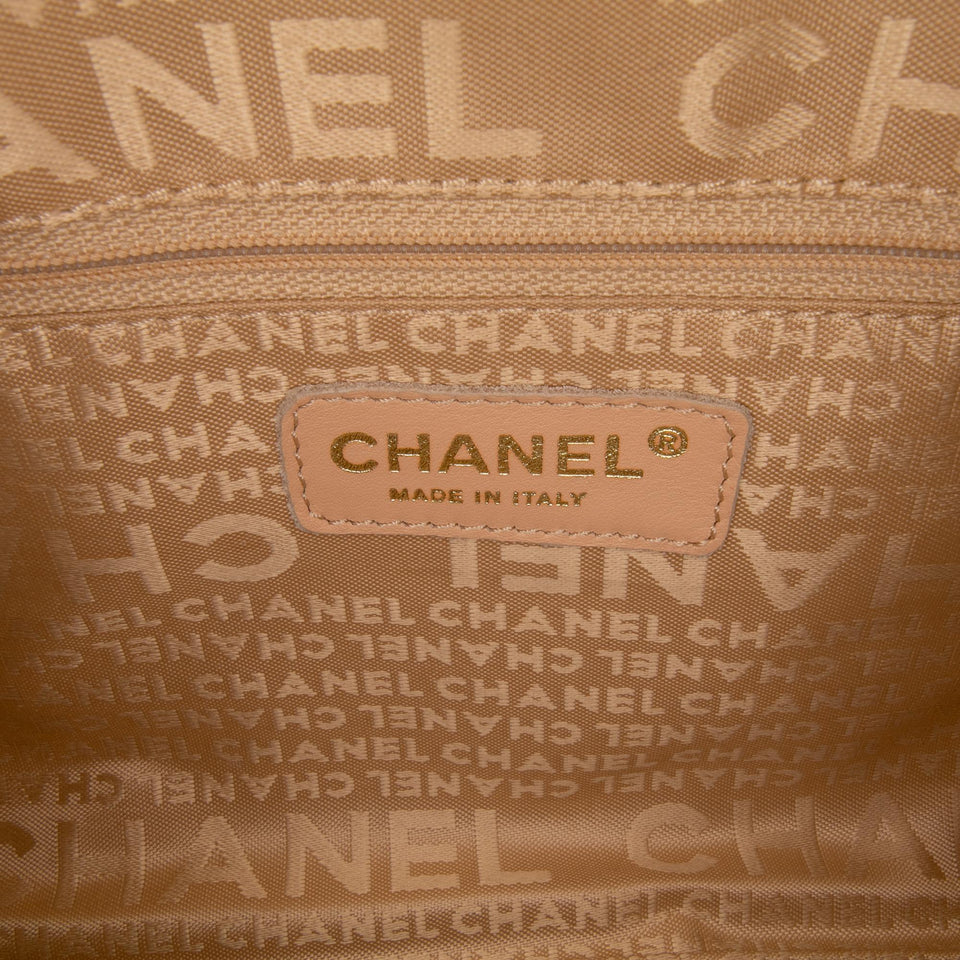 Chanel CC Quilted Caviar Bowling Bag