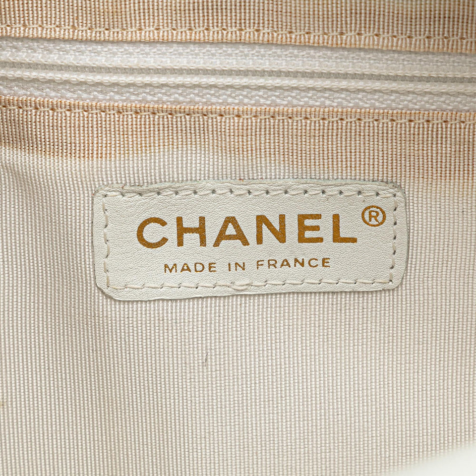 Chanel CC Quilted Caviar Bowling Bag