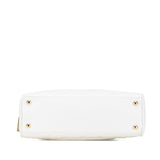 Chanel CC Quilted Caviar Bowling Bag