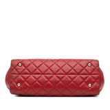Chanel CC Quilted Caviar Frame Shopping Tote