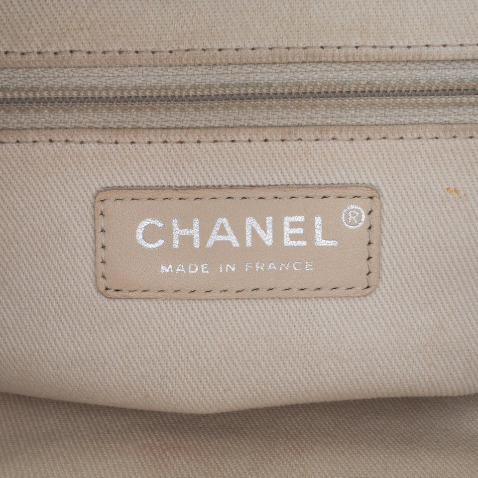 Chanel CC Quilted Caviar Frame Shopping Tote
