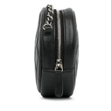 Chanel CC Quilted Caviar Round Clutch With Chain (SHG-Zm82jl)
