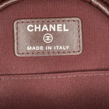 Chanel CC Quilted Caviar Round Clutch With Chain (SHG-jxh22e)