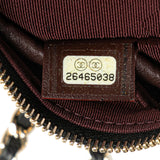 Chanel CC Quilted Caviar Round Clutch With Chain