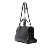Chanel CC Quilted Crumpled Caviar Crave Tote
