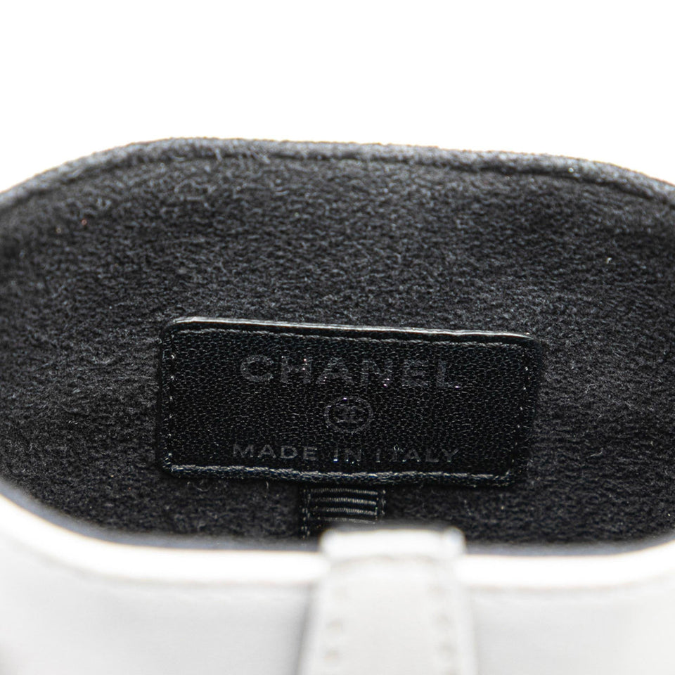 Chanel CC Quilted Lambskin Chain Around Phone Holder