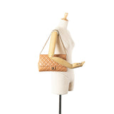 Chanel CC Quilted Lambskin Clutch With Chain