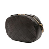 Chanel CC Quilted Lambskin Coco Midnight Camera Bag