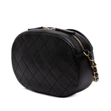 Chanel CC Quilted Lambskin Coco Midnight Camera Bag