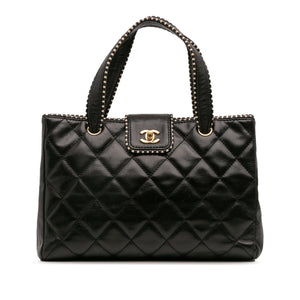 Chanel CC Quilted Lambskin Handbag