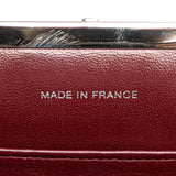 Chanel CC Quilted Lambskin Kiss Lock Frame Top Handle Bag