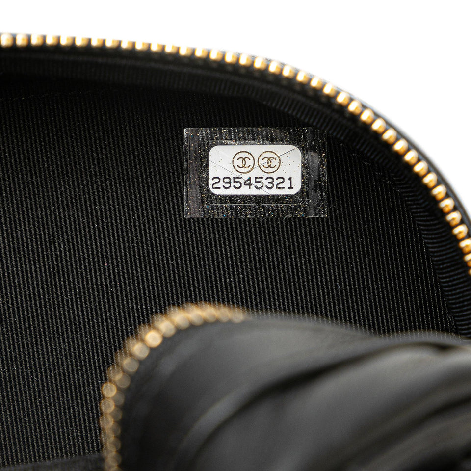 Chanel CC Quilted Lambskin Octagon Camera Case