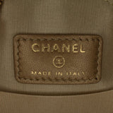 Chanel CC Quilted Lambskin Pearl Crush Round Clutch with Chain (SHG-y8BBxN)