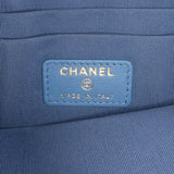 Chanel CC Quilted Lambskin Ribbon Clutch