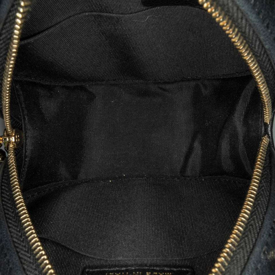 Chanel CC Quilted Lambskin Round Clutch with Chain (SHG-vxtHcs)