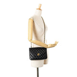 Chanel CC Quilted Lambskin Round Flap