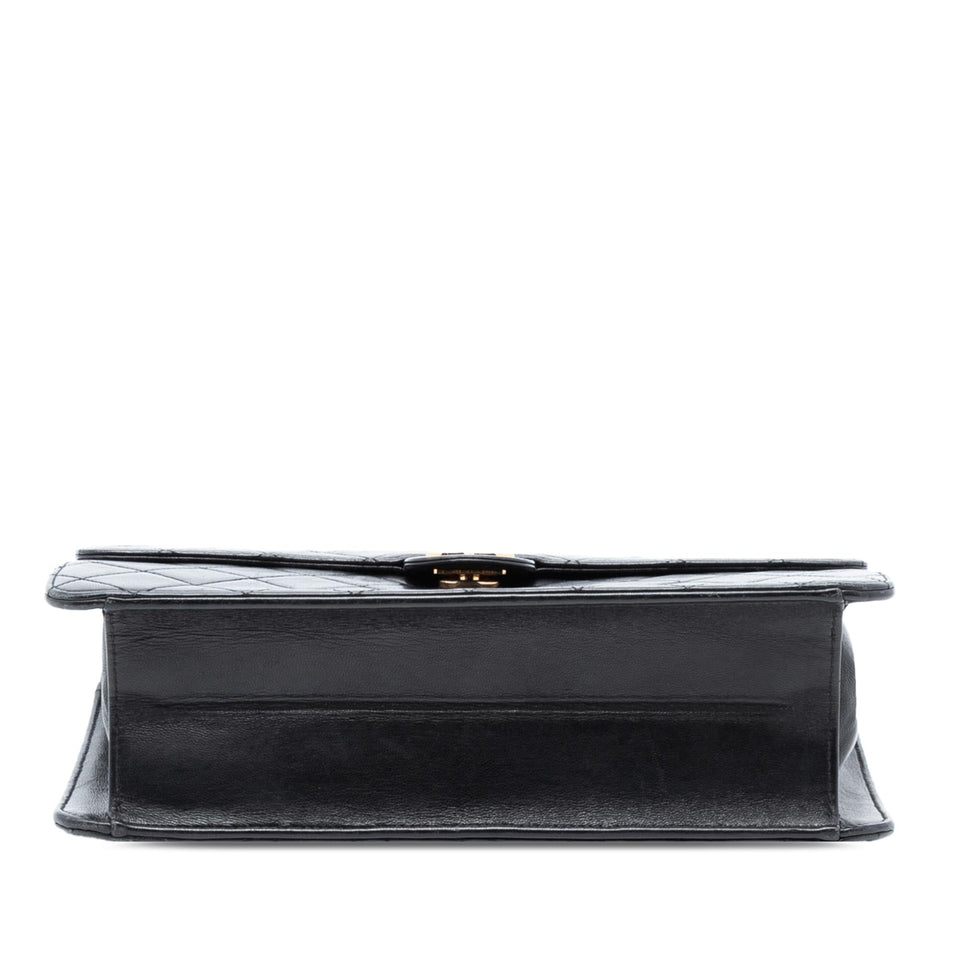 Chanel CC Quilted Lambskin Single Flap