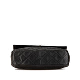 Chanel CC Quilted Lambskin Tassel Crossbody