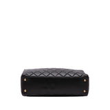 Chanel CC Quilted Lambskin Turnlock Tote